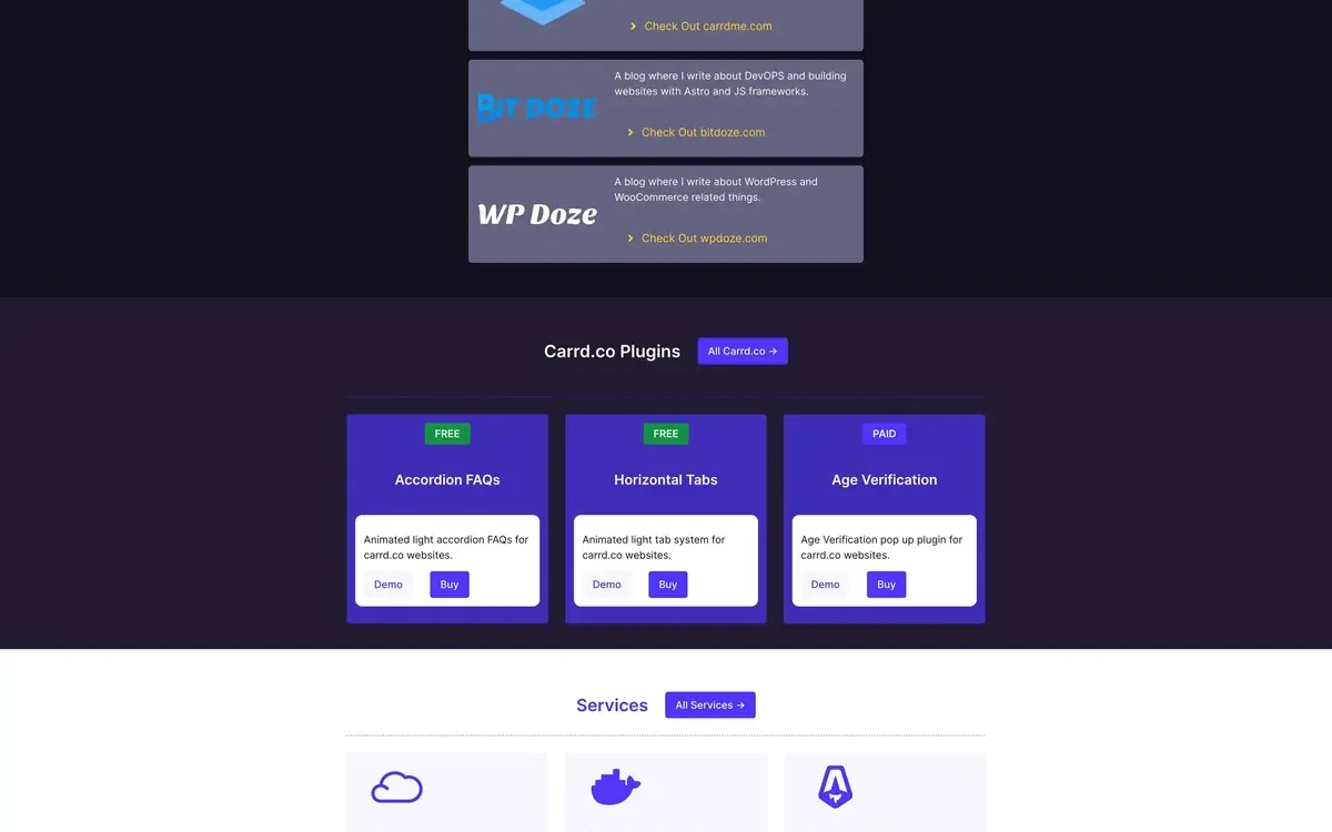 Captură site WebDoze.net